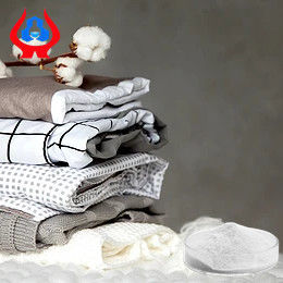 White water soluble CMC textile products formulated to optimize textile treatment and improve fabric during production stages