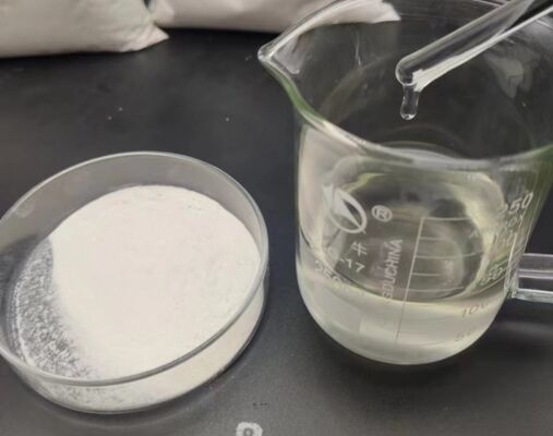 Kualitas CMC Aditif Makanan - Carboxymethylcellulose Food Grade dengan Total Plate Count ≤500 Cfu/g, Stabilitas Panas yang Baik, dan Bubuk Putih hingga Krem pabrik